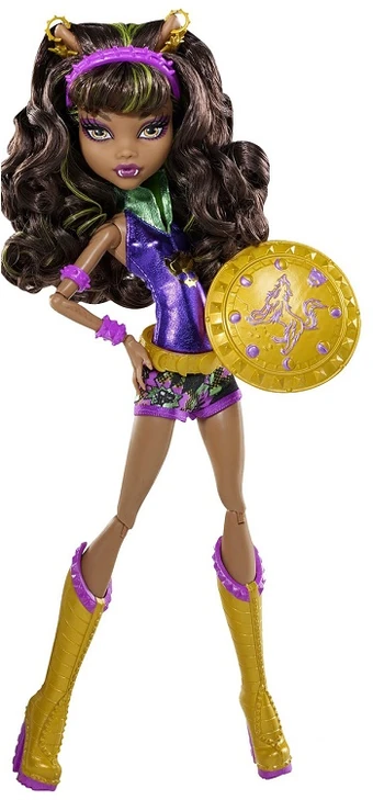 clawdeen wolf green hair