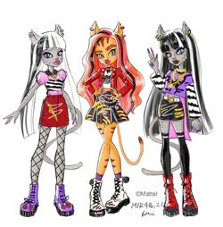 Monster high online cat sisters