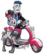 Profile art - Ghoulia Mo scooter