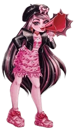 Draculaura’s Fearbook Artwork