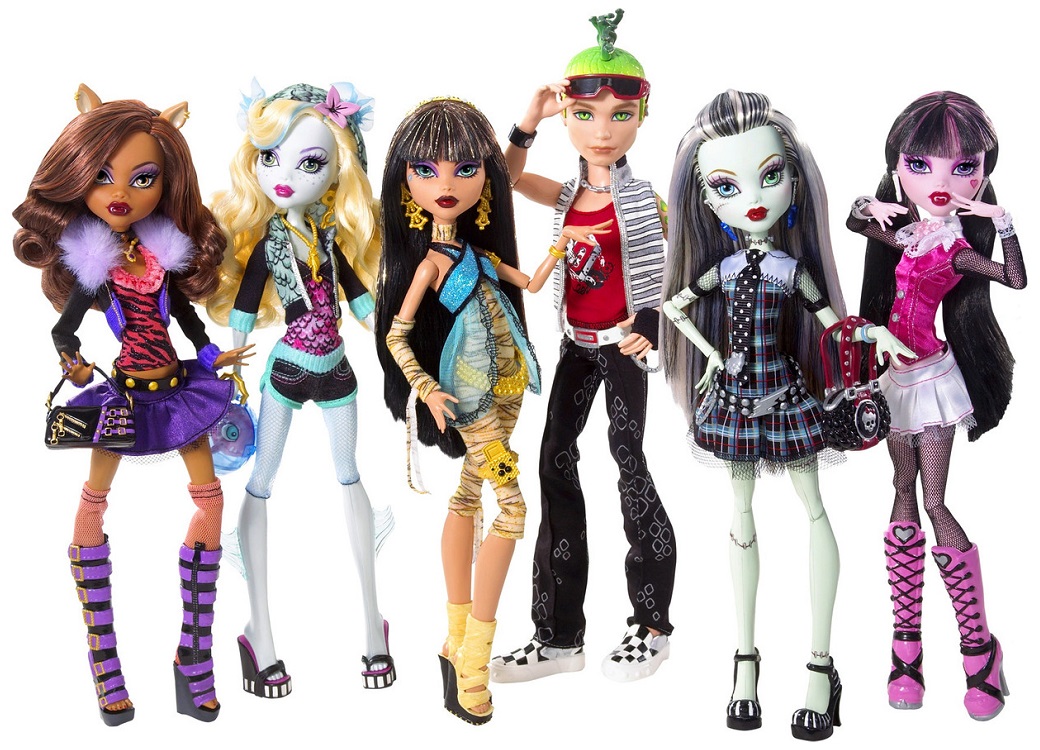 short monster high dolls