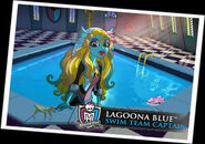 Lagoona in the Higher Deaducation Ad - Swim Team Captain