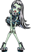 Frankie Stein scary transparent