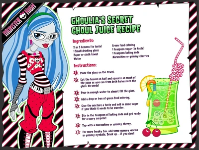 Ghoul Juice - recipe