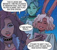 with Clawdeen and Jackie