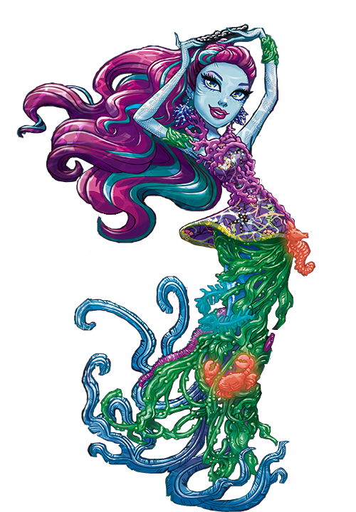 Monster High G1 dolls lot Great Scarrier Reef: Posea, Clawdeen Wolf, Kala