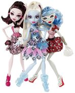 Draculaura Abbey Ghoulia DDG dolls