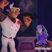 A social media promotional image for "The Monster Way"