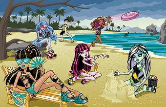 monster high beach