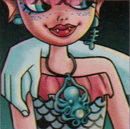 Lagoona wearing the Sea Monster Talisman next to Gil in her Skulltimate Secrets locker