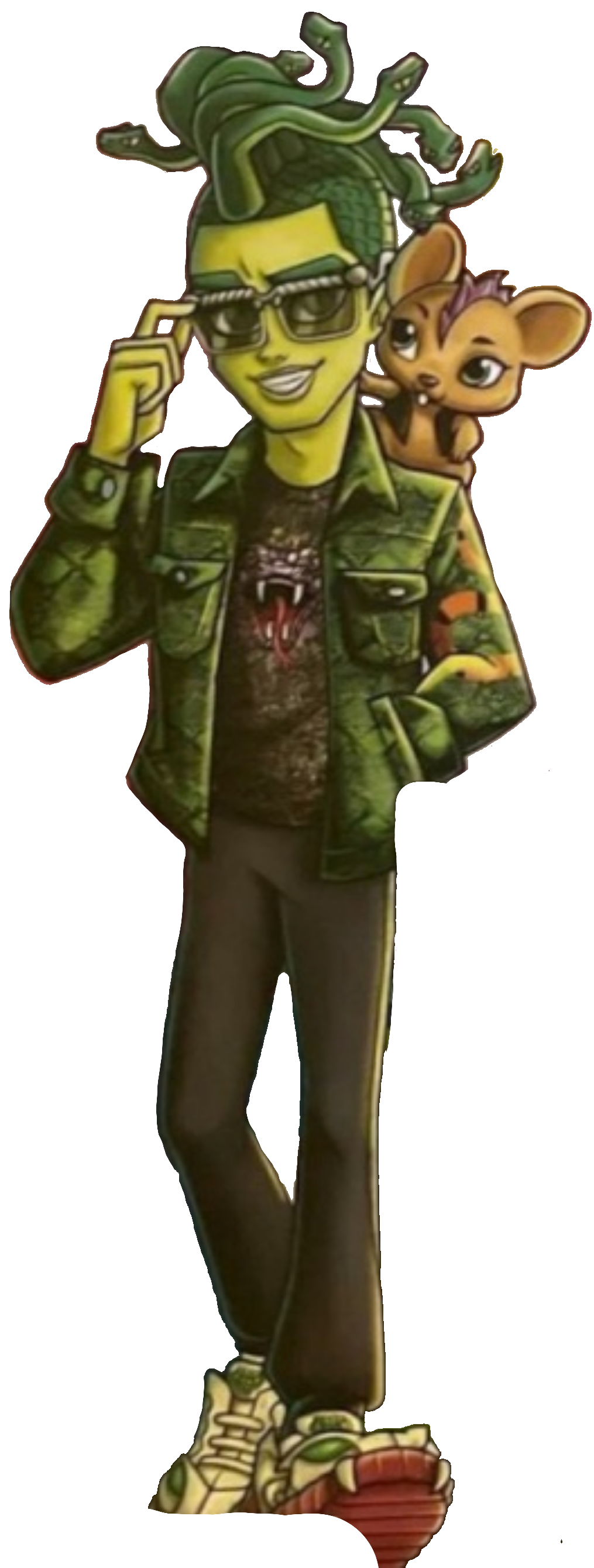 Deuce Gorgon Monster High The Movie Green Jacket