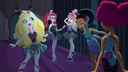 Rochelle, Lagoona, Operetta, Robecca, and Howleen getting ready for auditions starting five minutes.