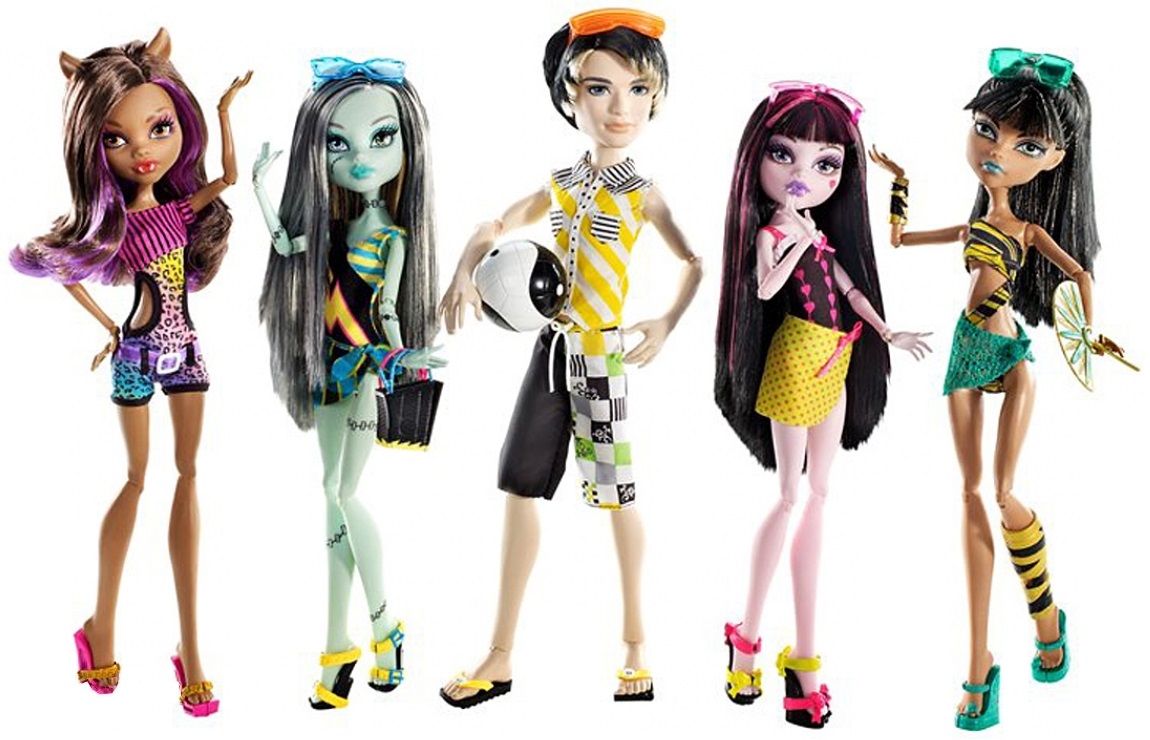 monster high dolls 6 pack