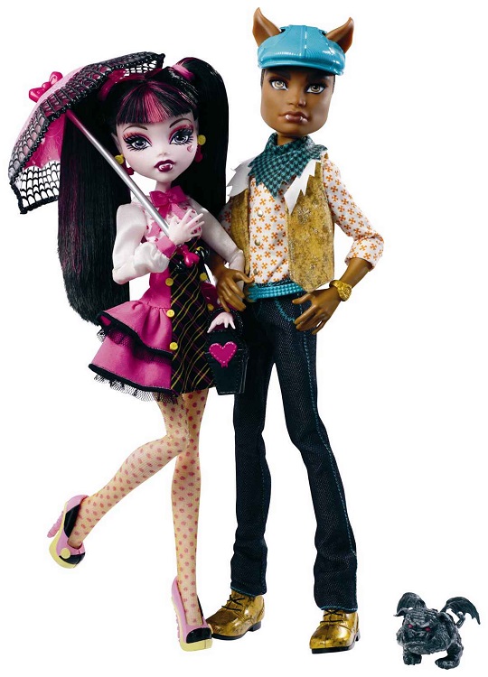 Monster high poupee stylo draculaura, comme a l'ecole - rentree scolaire