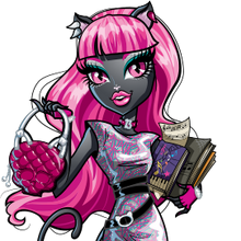 poupeé monster high catty noir