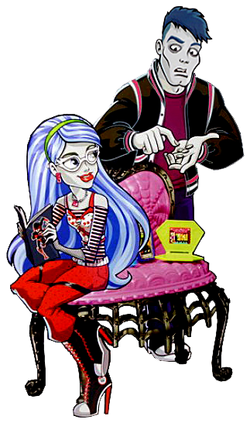 Poupée garçon Monster High SLO MO Sloman Mortavitch avec boîte - Complète -  EUC