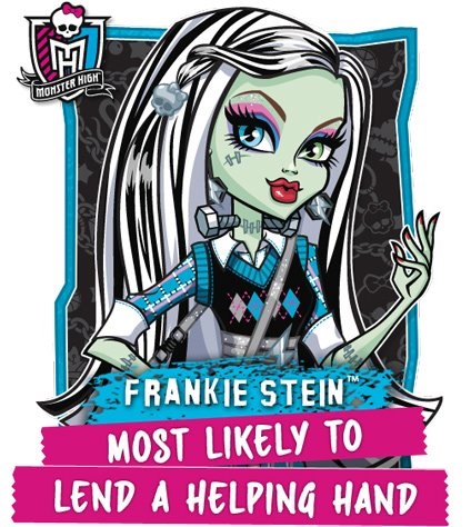 Monster High - Poupée mannequin Frankie Stein et son chien - La
