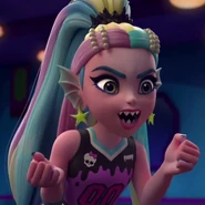 Lagoona in the Casketball uniform