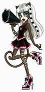 Meowlody in her Fearleading Outfit (Go Monster High Team!")