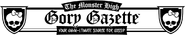 Gory Gazette Header