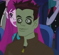 The green-skinned dc boy.