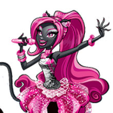 păpuși monster high catty noir