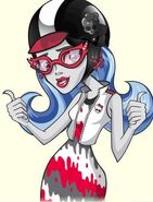 Ghoulia gives a thumbs up