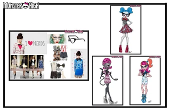 Concept art - Geek Shriek moodboard