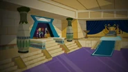 Inside of her house... very glam!