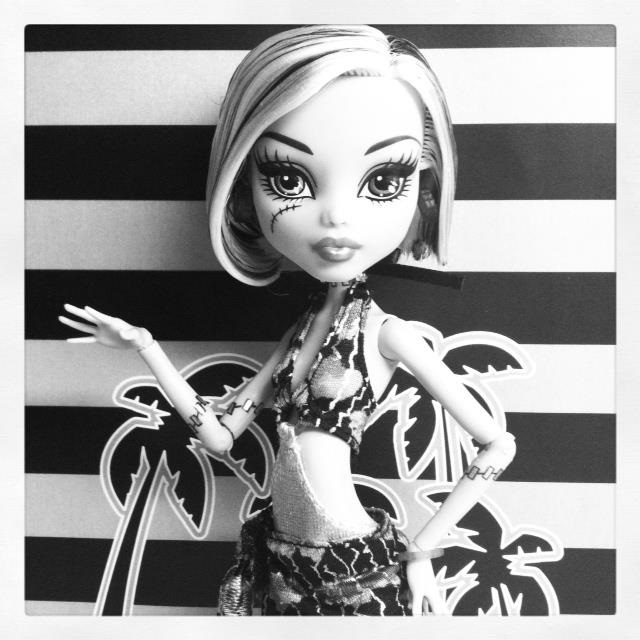 Monster High Reel Drama Lagoona Blue Doll. Grayscale dolls! Available