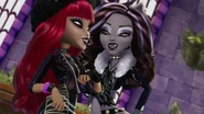 Dark Howleen with Shadow Clawdeen