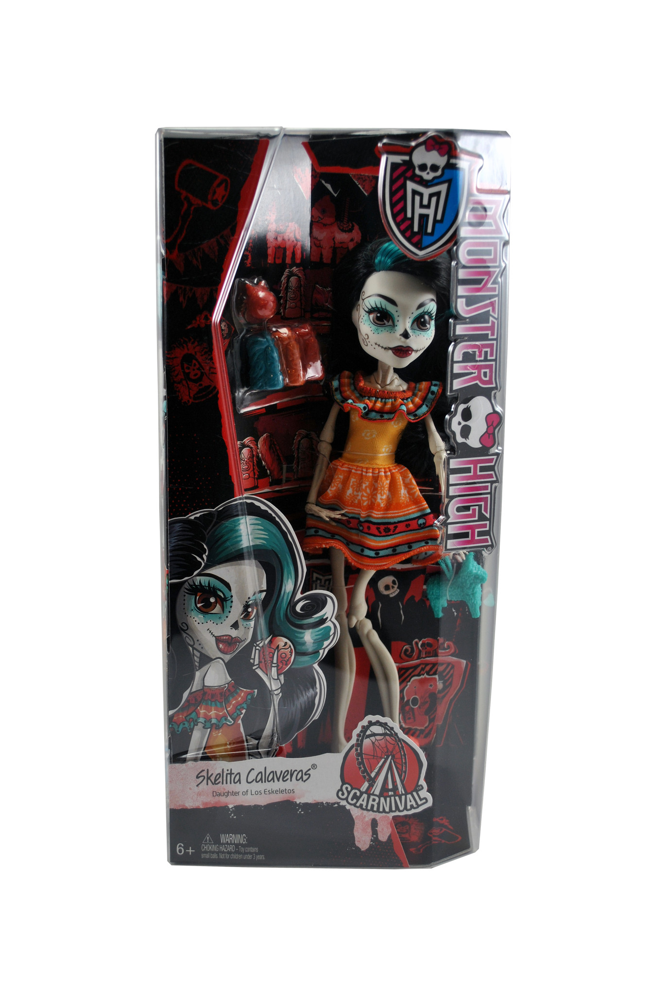 High Monster Skelita Doll Calaveras Min