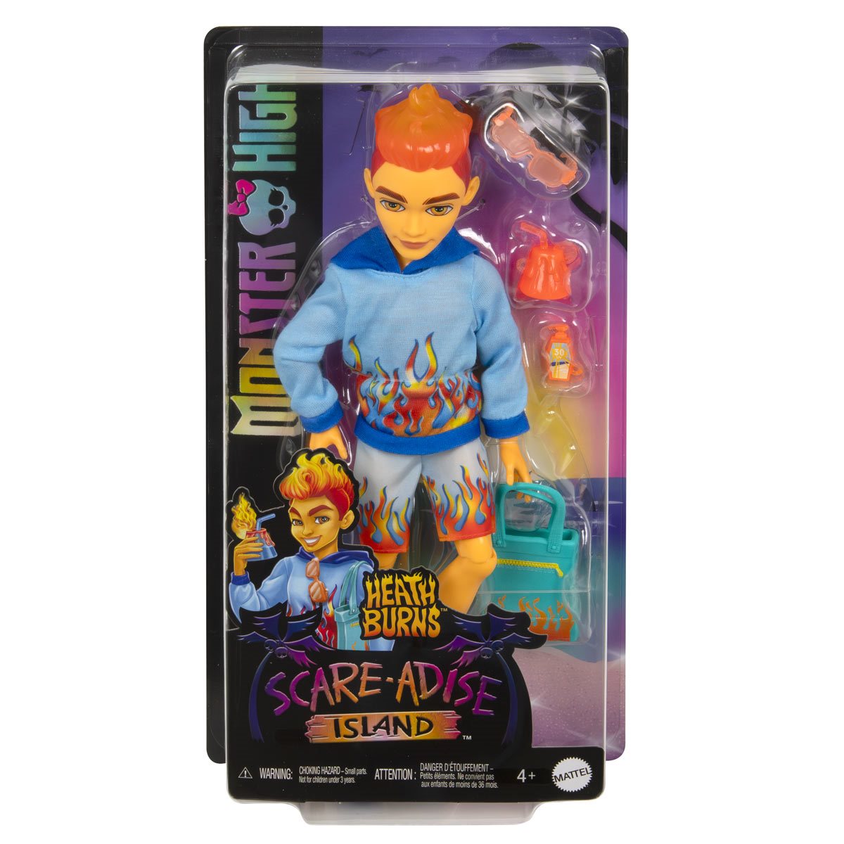Heath burns doll on sale