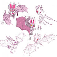 Draculaura bat form concepts
