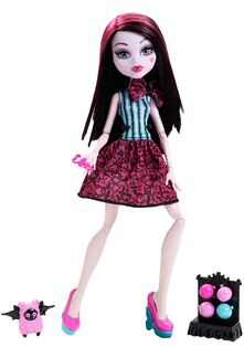 Poupée Monster High Kaala Mer'ri Grande Barrière des Frayeurs Mattel  tentacules jaunes violet bras