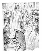 Арт книга 1 - Монстро-подружки навсегда - Венера, Рошель, Робекка, Сью Нами