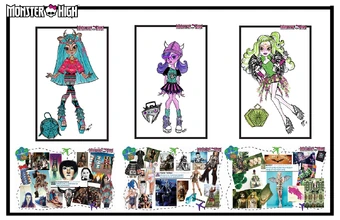 Concept art - Brand-Boo Students moodboard