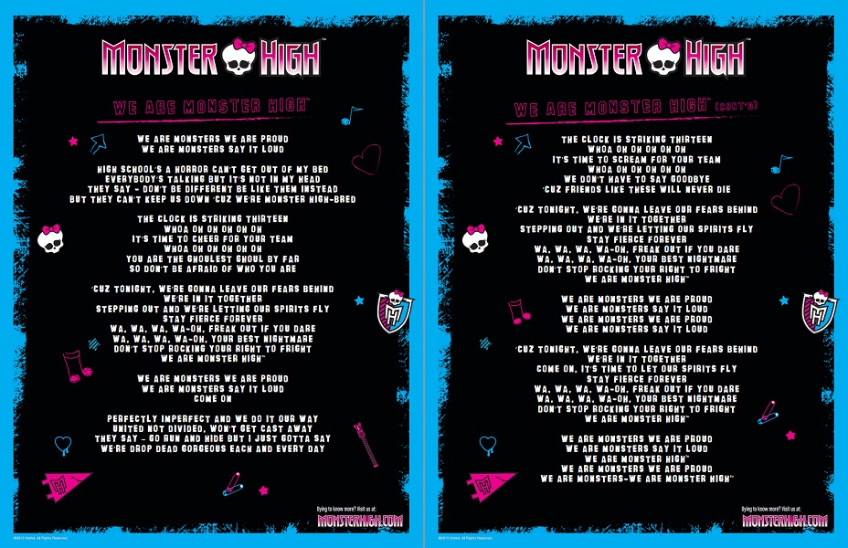 Get high перевод песни. Monster High Song Lyrics. Текст песни Monster High Fright Song. We are Monsters песня. Песня Monster.