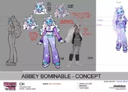 Concept character reference sheet, Done by Bertrand Todesco