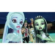 Abbey, Frankie, Cleo, Deuce, Clawd, Lagoona, Manny and Heath in Ghouls Rule!