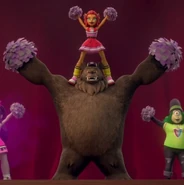 Fearleader Kuma.png (380 KB) Kuma with a Fearleading hat and pom-poms