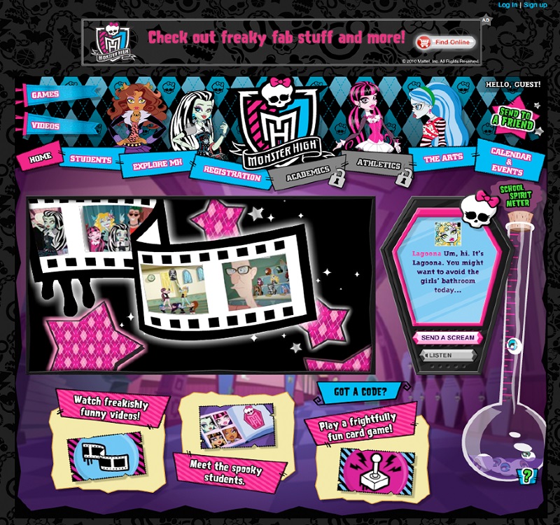 Monster High Website Monster High Wiki Fandom - jogo de roblox de monster high roleplay game