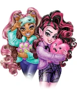 Clawdeen Wolf and Draculaura[10]