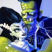 Concept artwork for Frankie's parents by Lucy Reynolds.