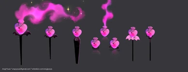 Smoky Hearts, done by Angi Pauly Llobet