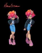 Howleen’s Exploration Pose Done by Anna Cattish
