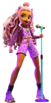 Clawdeen in the music videos.