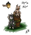 Felyne & Melynx by KR.