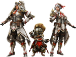 FrontierGen-Regunumu Armor (Both) Render 001
