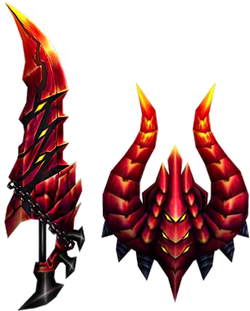 炎角剣 暁光 Frontier Monster Hunter Wiki Fandom 炎角剣 暁光 Frontier Monster Hunter Wiki Fandom